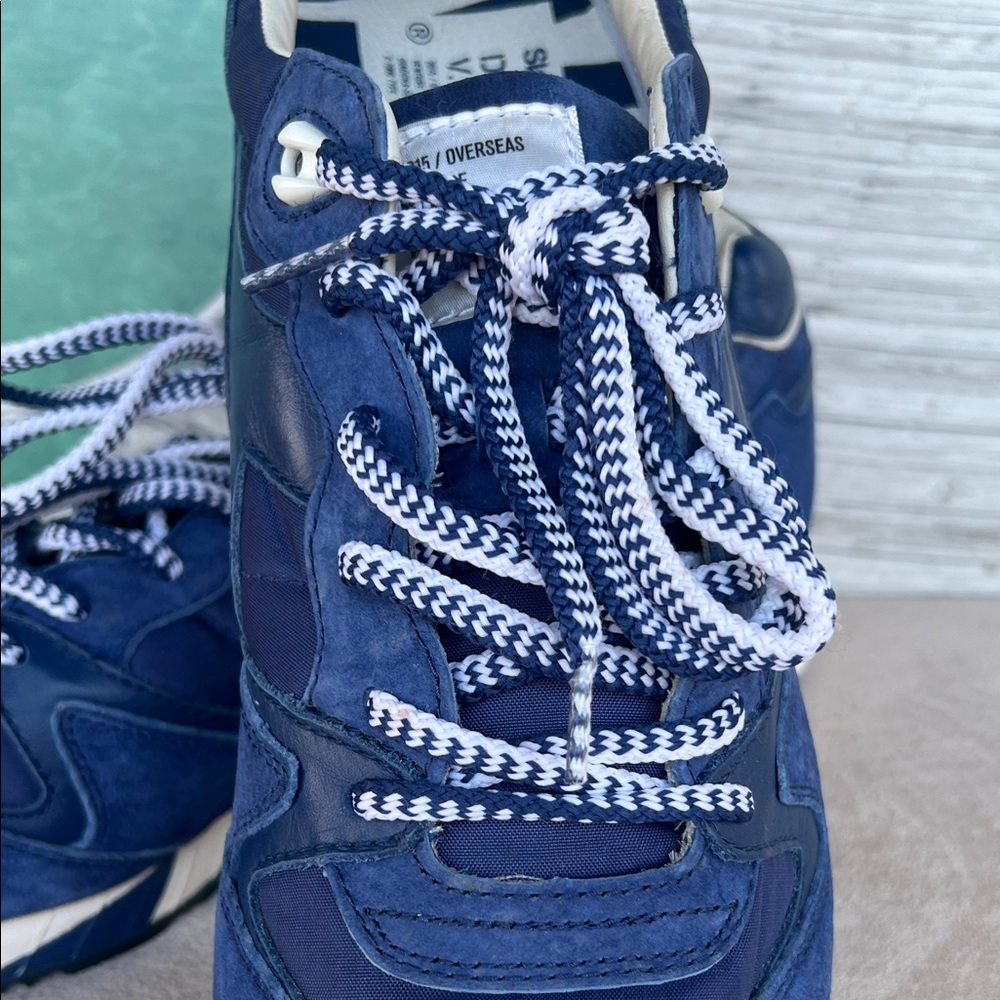 Diadora Blue and White Men's Sneakers - Picture 10 of 16